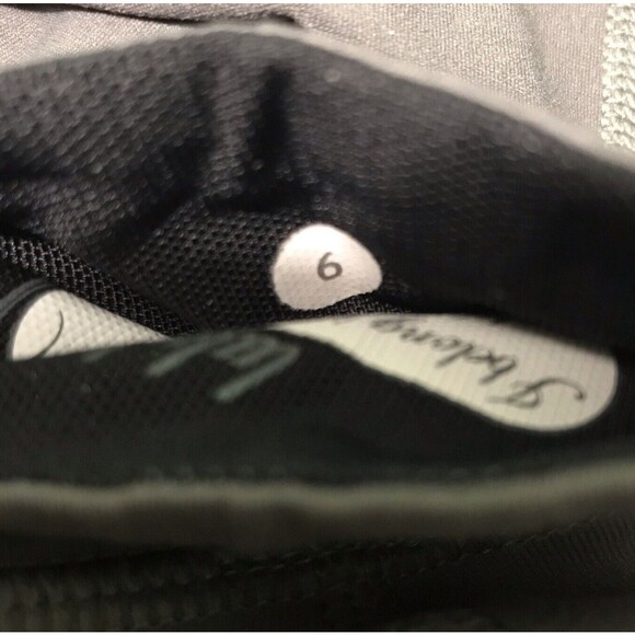 Lululemon Activewear Pants Women's 6 Tall Bi-tone Gray Flare Leg Yoga Leggings - Picture 7 of 10